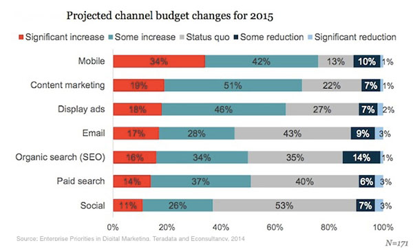 Social Media Channel 2015 Budget Changes